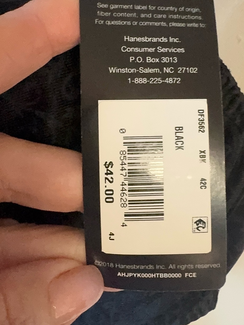 NWT Bali Black MINIMIZER Underwire Bra 42C #M - Picture 5 of 11